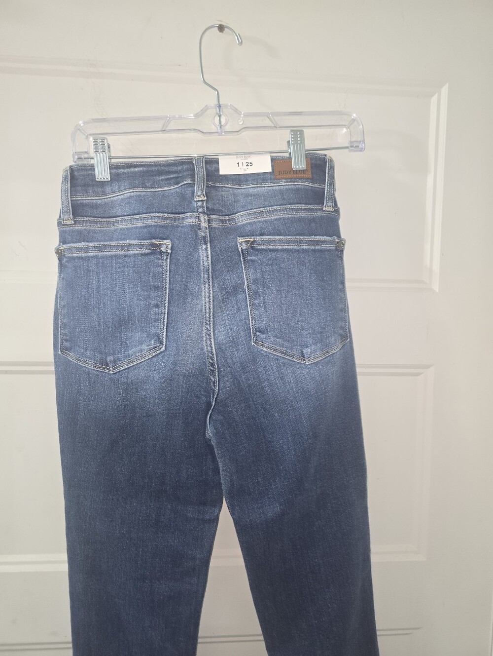 Judy Blue Blue High-waist Button-Fly Skinny Jeans NWT sz 1/25 - Picture 7 of 8